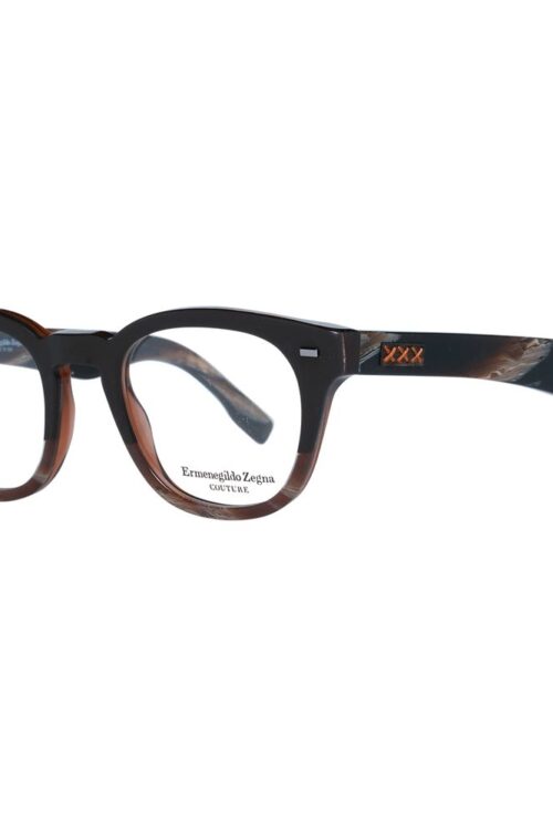 Zegna Couture Brown Men Optical Frames