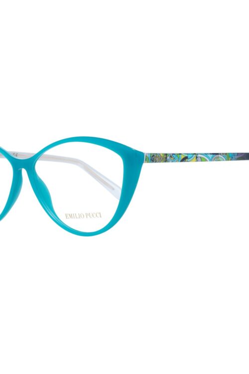 Emilio Pucci Chic Green Cat Eye Designer Frames