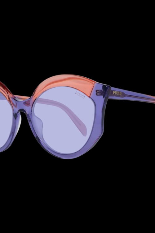 Emilio Pucci Elegant Purple Butterfly Sunglasses