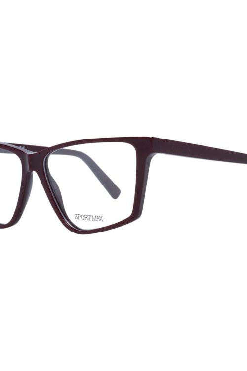 Sportmax Burgundy Women Optical Frames