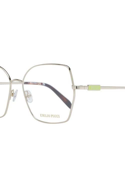 Emilio Pucci Gold Women Optical Frames