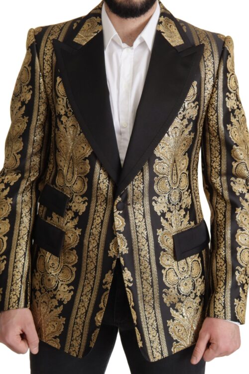 Dolce & Gabbana Elegant Single Breasted Jacquard Blazer