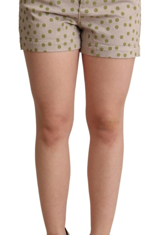 Dolce & Gabbana Chic Polka Dot Cotton Stretch Shorts