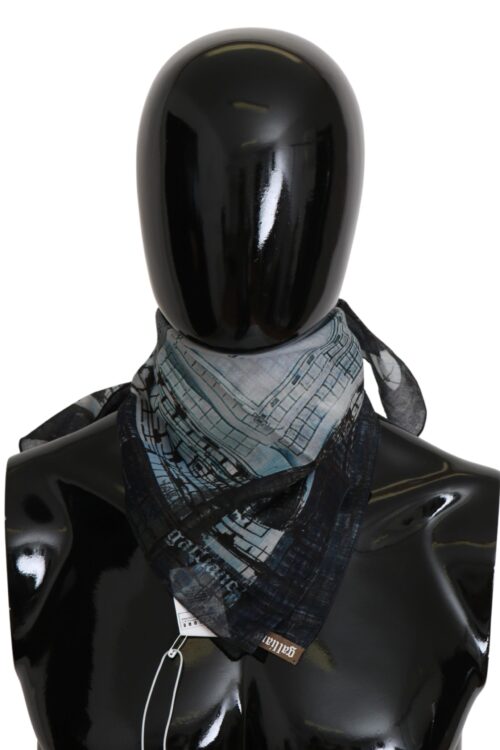 John Galliano Chic Multicolor Cotton Men’s Scarf