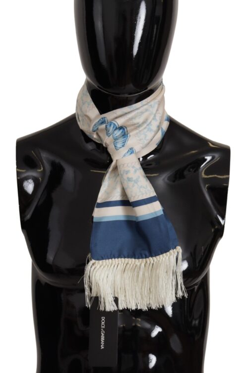 Dolce & Gabbana Elegant Multicolor Silk Men’s Scarf