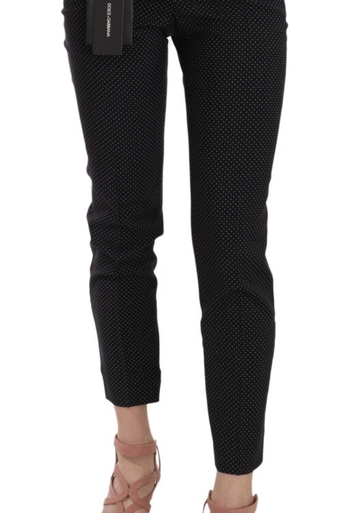 Dolce & Gabbana Elegant Black Virgin Wool Trousers