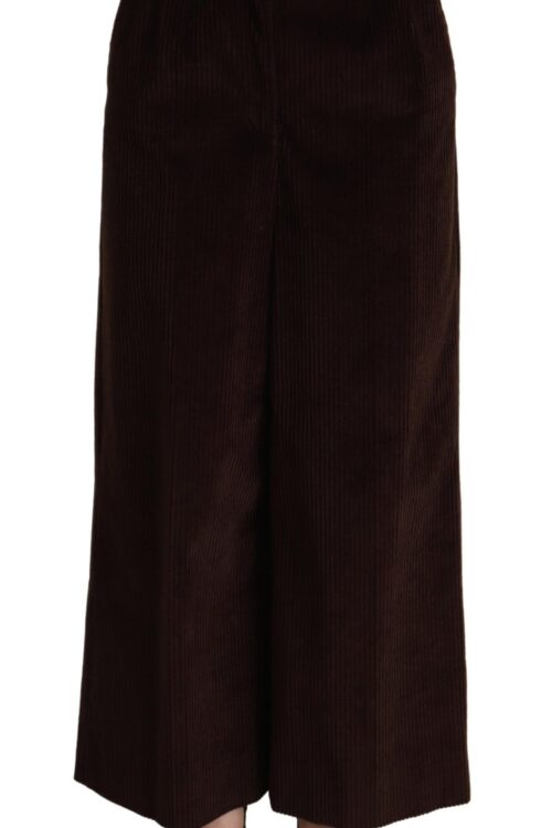 Dolce & Gabbana Elegant High-Waisted Wide Leg Pants