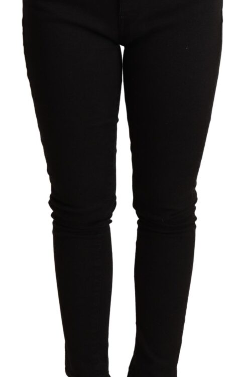 Dolce & Gabbana Elegant Slim Black Skinny Jeans