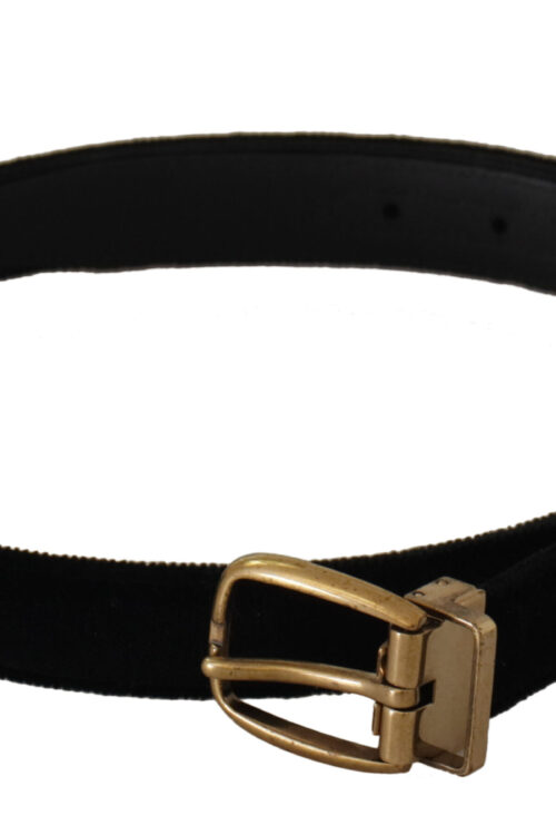 Dolce & Gabbana Chic Velvet Elegance Belt