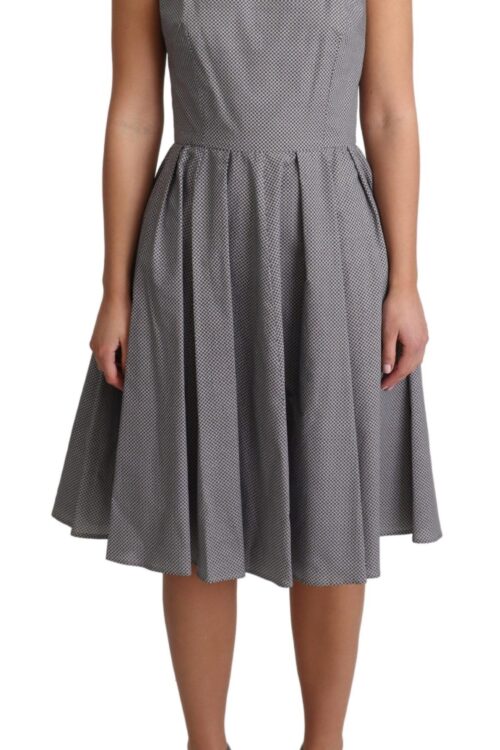 Dolce & Gabbana Sleeveless Geometric A-Line Dress