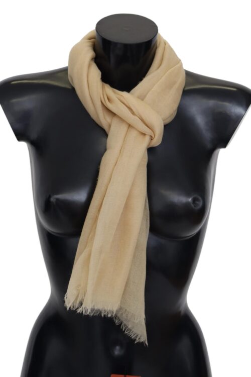 Missoni Elegant Cashmere Scarf in Beige