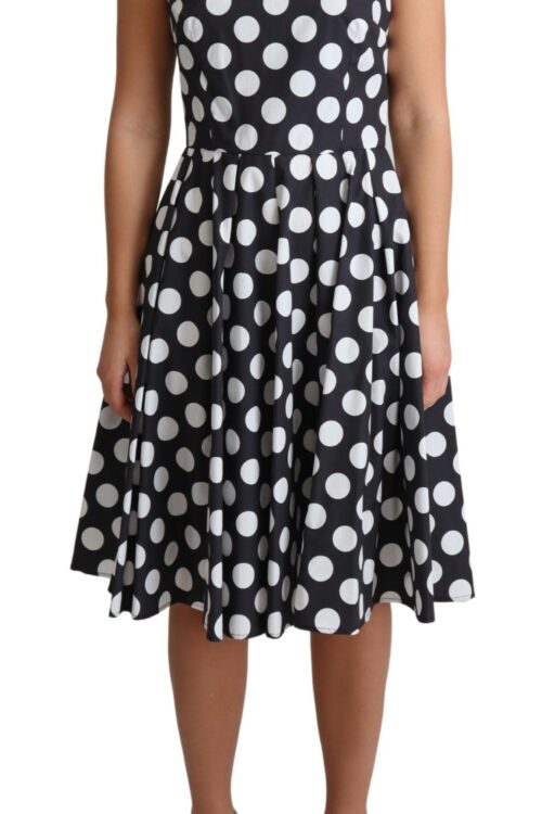 Dolce & Gabbana Polka Dot Sleeveless A-Line Dress