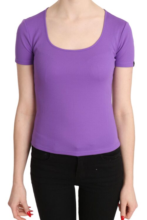 GF Ferre Chic Purple Casual Top for Everyday Elegance