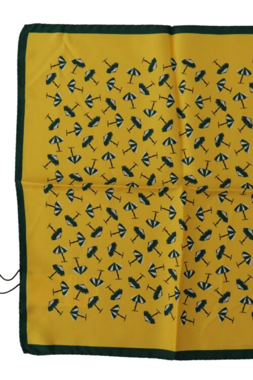 Dolce & Gabbana Elegant Silk Men’s Square Scarf Wrap