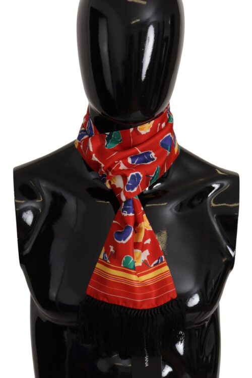 Dolce & Gabbana Elegant Multicolor Silk Men’s Scarf