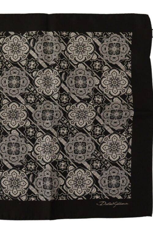 Dolce & Gabbana Elegant Silk Men’s Square Scarf