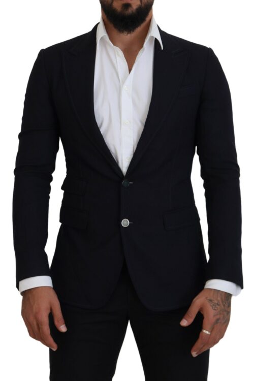Dolce & Gabbana Elegant Black Single-Breasted Blazer
