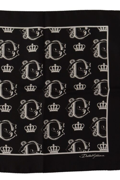 Dolce & Gabbana Elegant Silk Square Men’s Scarf