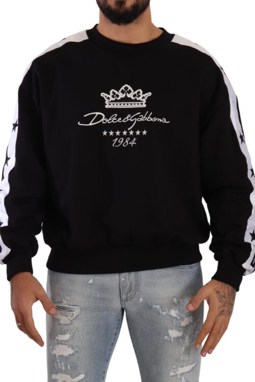 Dolce & Gabbana Elegant Crown 1984 Crewneck Sweater