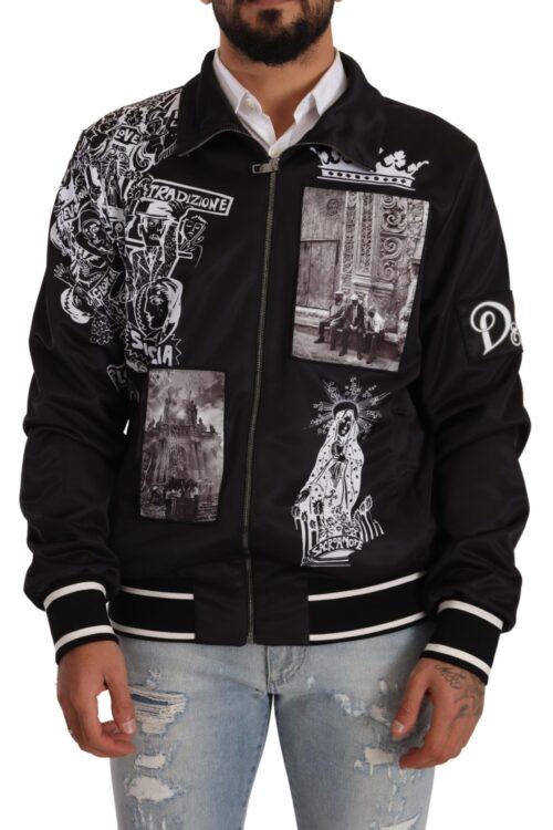 Dolce & Gabbana Stunning Superstizione Zip Sweater