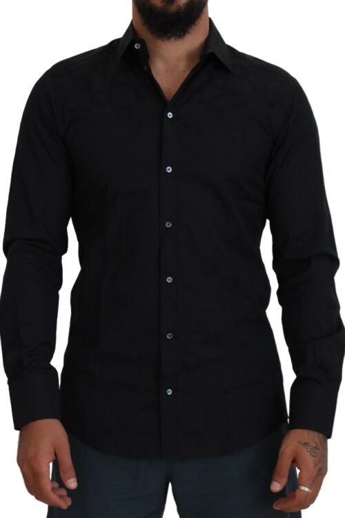 Dolce & Gabbana Elegant Slim Fit Martini Dress Shirt