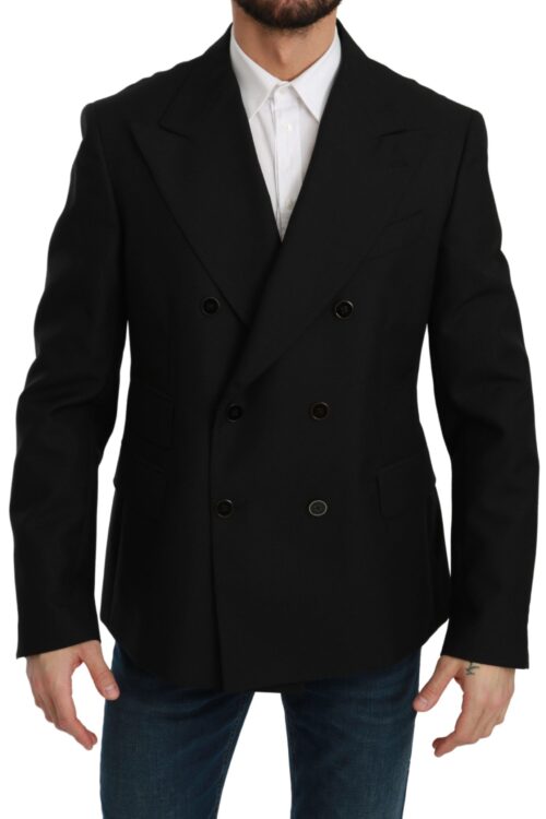 Dolce & Gabbana Elegant Black Slim Fit Formal Blazer