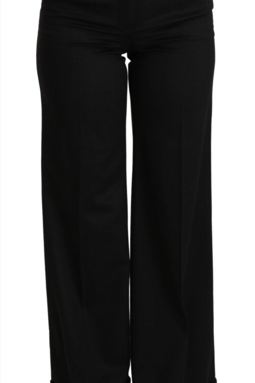 Dolce & Gabbana Elegant High Waist Flared Cashmere Pants