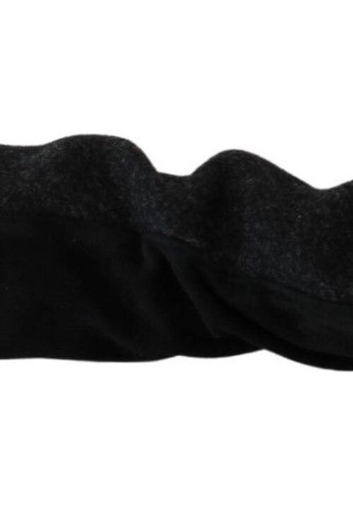 Dolce & Gabbana Elegant Mid-Length Wool Gloves in Black