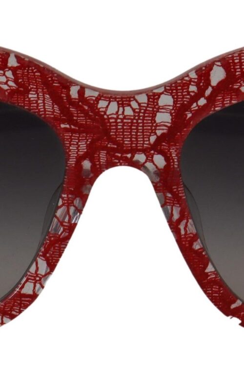 Dolce & Gabbana Sicilian Lace Accented Designer Sunglasses