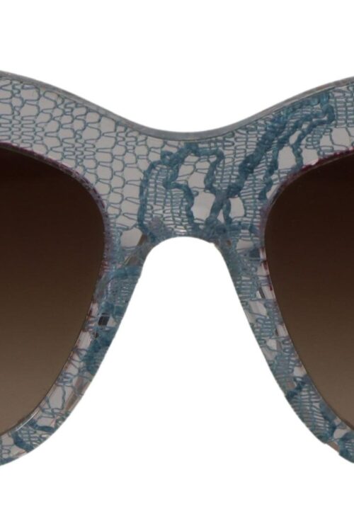 Dolce & Gabbana Elegant Lace-Trimmed Gradient Sunglasses
