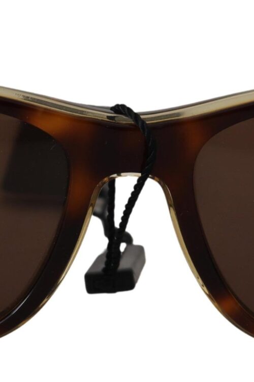 Dolce & Gabbana Chic Unisex Brown Acetate Sunglasses
