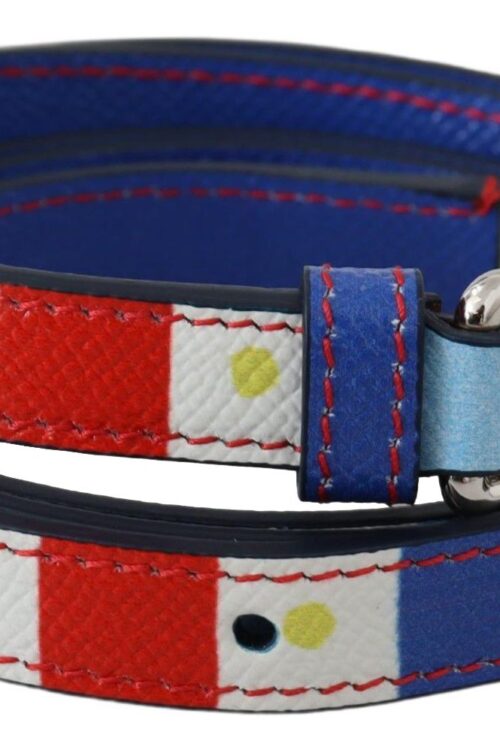 Dolce & Gabbana Chic Multicolor Leather Shoulder Strap Accessory