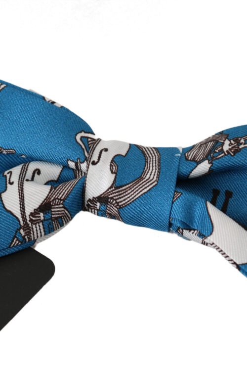 Dolce & Gabbana Elegant Silk Jazz Club Bow Tie