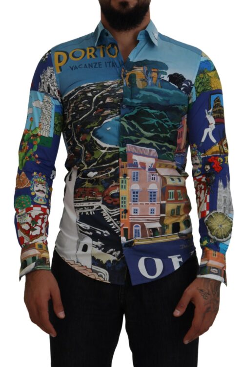 Dolce & Gabbana Elegant Multicolor Casual Shirt