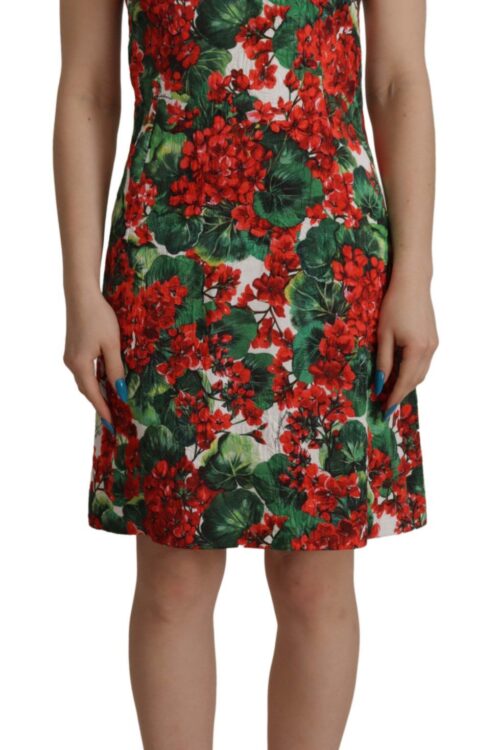 Dolce & Gabbana Multicolor Floral A-Line Dress