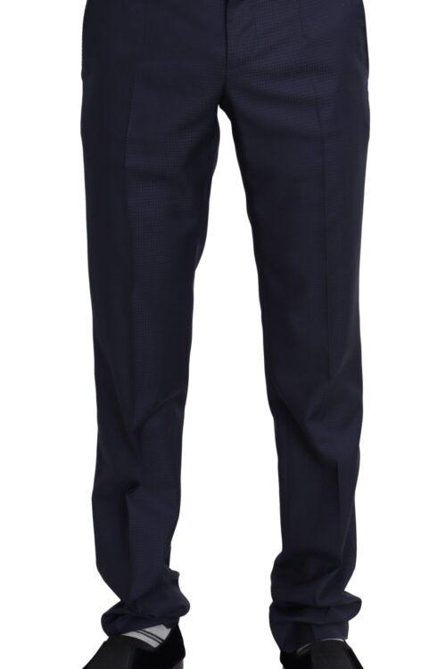 Dolce & Gabbana Elegant Slim Fit Wool Blend Dress Pants