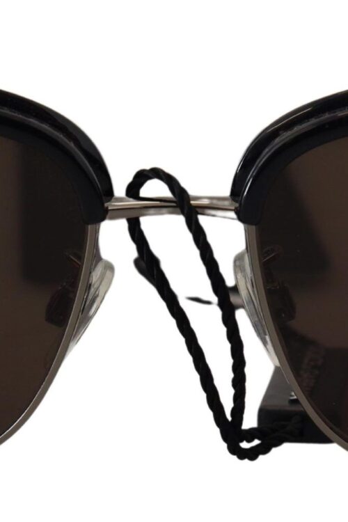 Dolce & Gabbana Elegant Square Black Sunglasses for Women