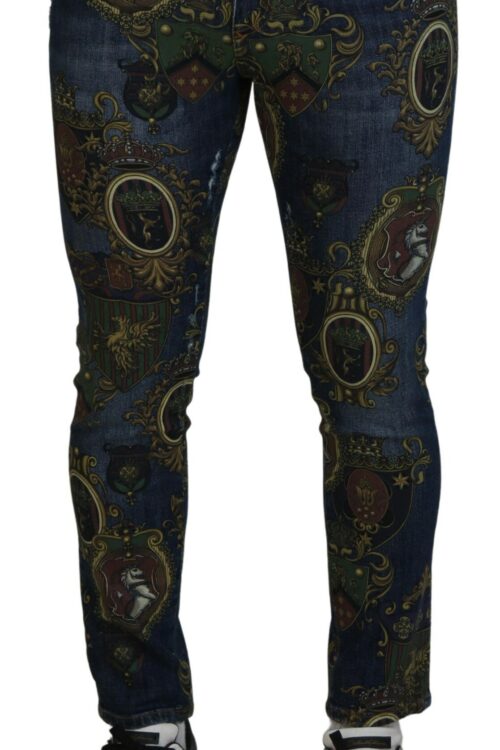 Dolce & Gabbana Elegant Slim-Fit Blue Denim Jeans