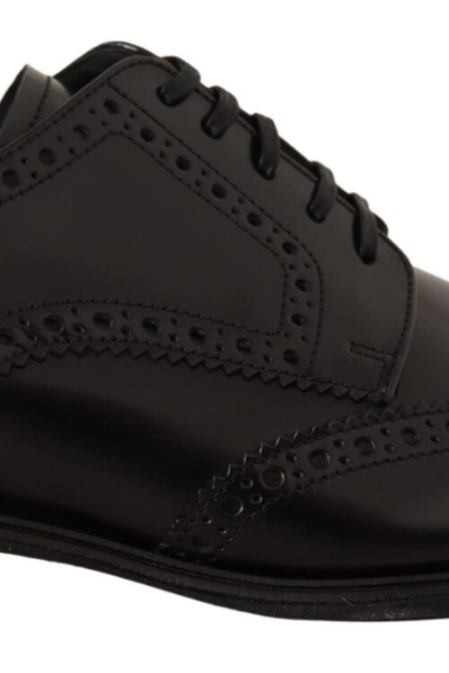 Dolce & Gabbana Elegant Wingtip Derby Oxford Shoes