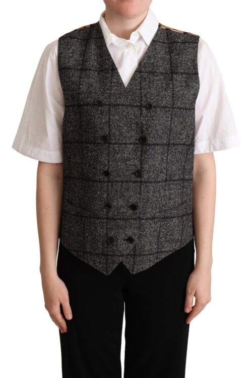 Dolce & Gabbana Elegant Leopard Print Sleeveless Vest