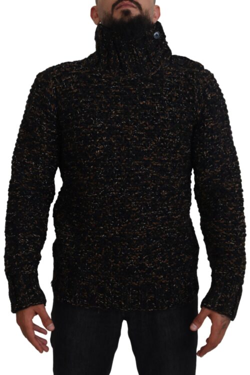 Dolce & Gabbana Elegant Turtleneck Sweater in Luxurious Wool Blend