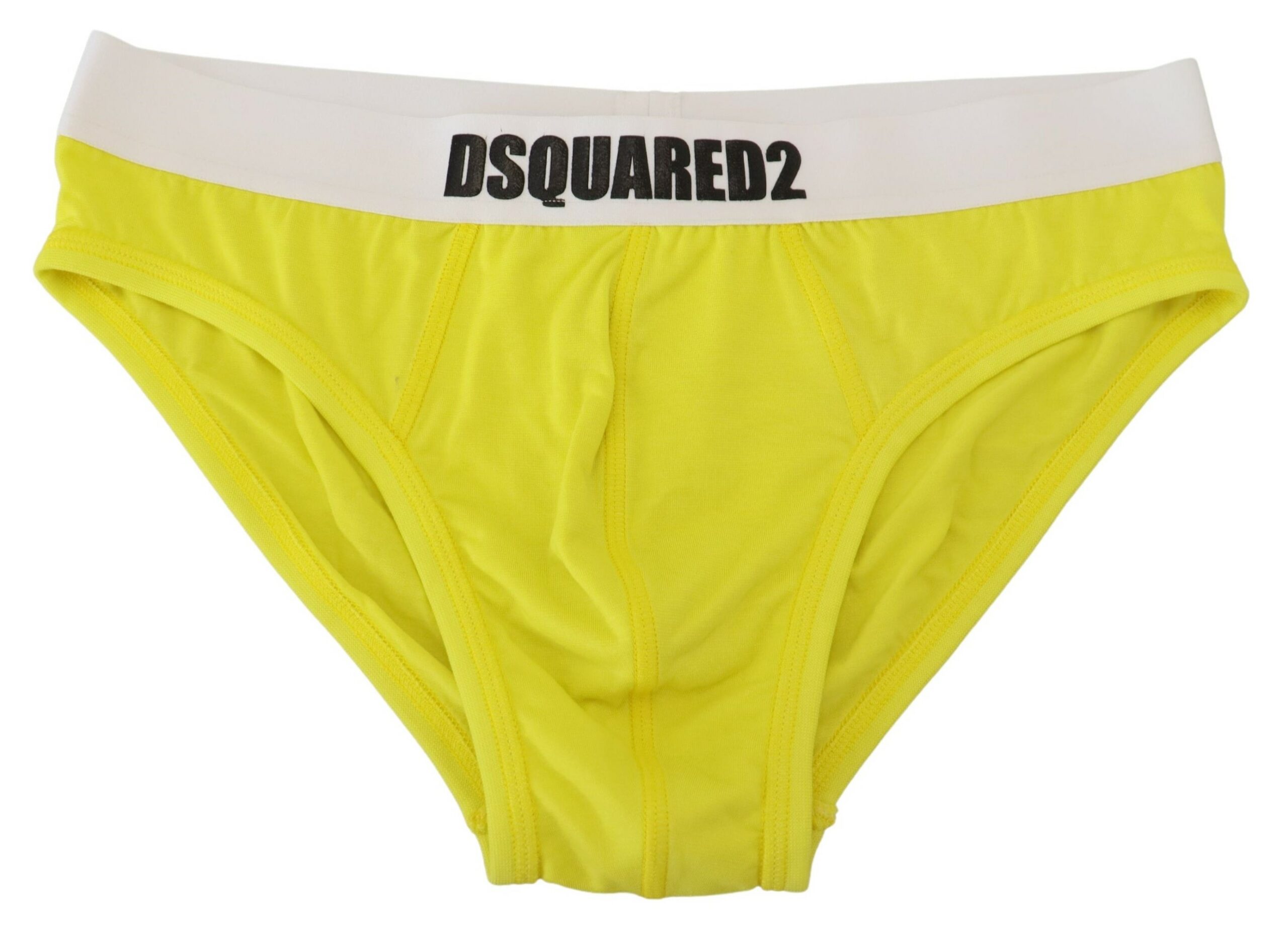 Dsquared² Chic Yellow Modal Stretch Men’s Briefs