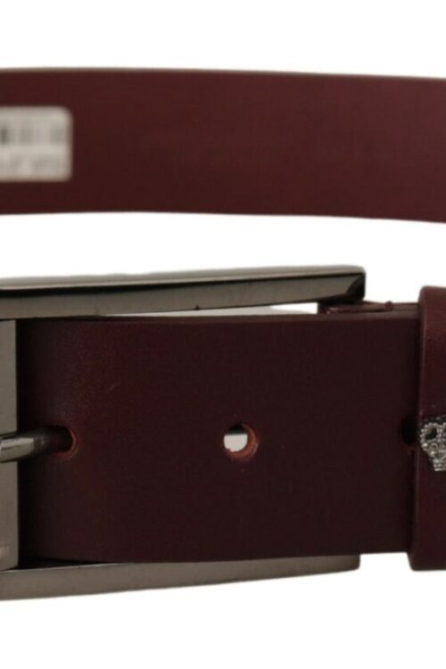 Dolce & Gabbana Elegant Brown Leather Designer Belt