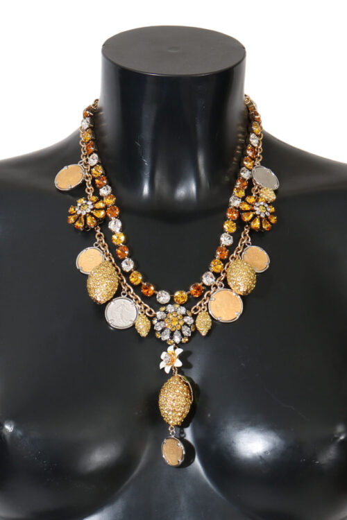 Dolce & Gabbana Elegant Gold-Plated Statement Necklace