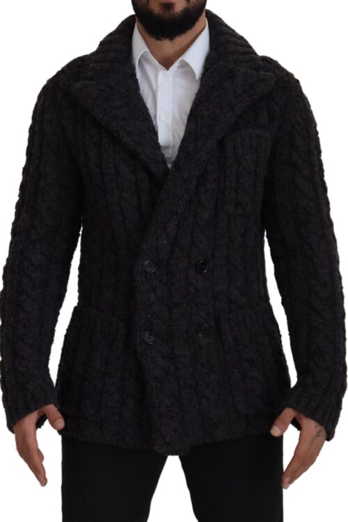 Dolce & Gabbana Elegant Double-Breasted Wool-Cashmere Coat