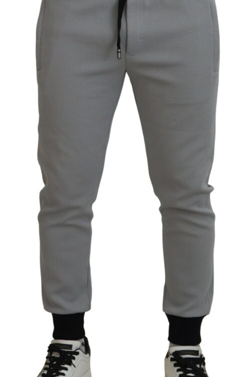 Dolce & Gabbana Elegant Grey Jogger Pants