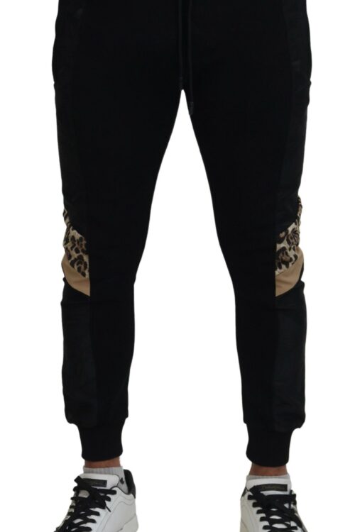 Dolce & Gabbana Elegant Black Jogger Pants for the Modern Man