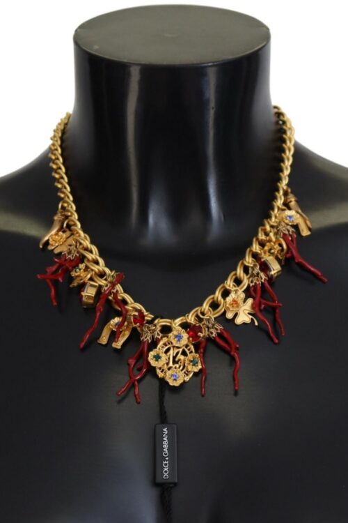 Dolce & Gabbana Opulent Multicolor Crystal Statement Necklace