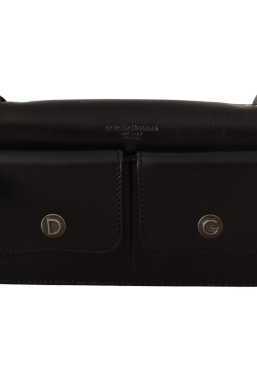 Dolce & Gabbana Elegant Mini Leather Wallet in Timeless Black