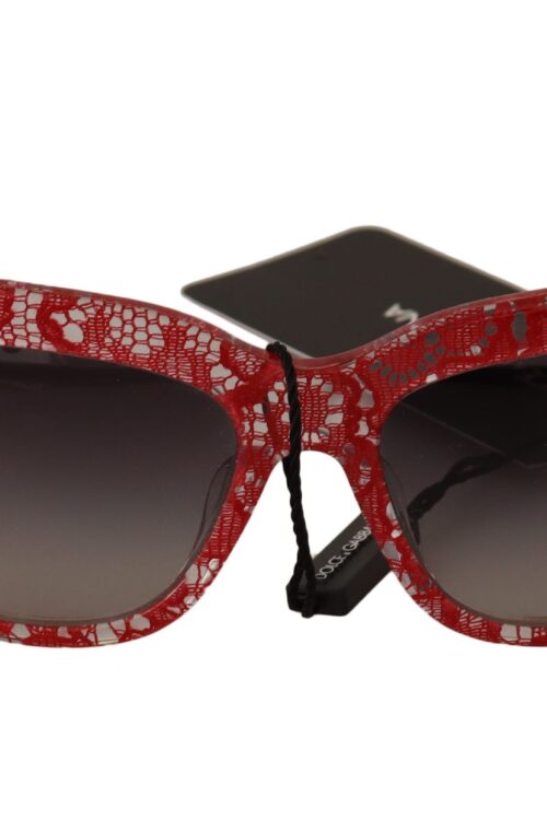 Dolce & Gabbana Elegant Sicilian Lace Insert Sunglasses